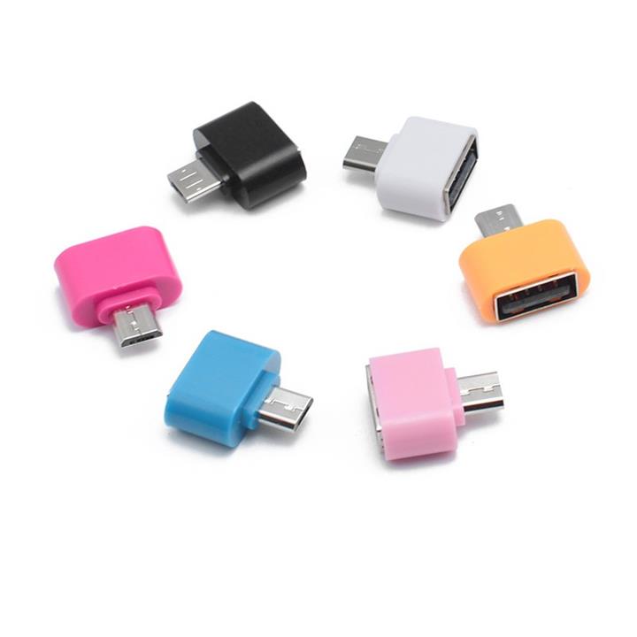 تبدیل OTG کوچک رنگی به USB (لمونتک)